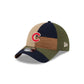 Chicago Cubs Three Looms Cotton Twill Patchwork 9TWENTY Adjustable Hat