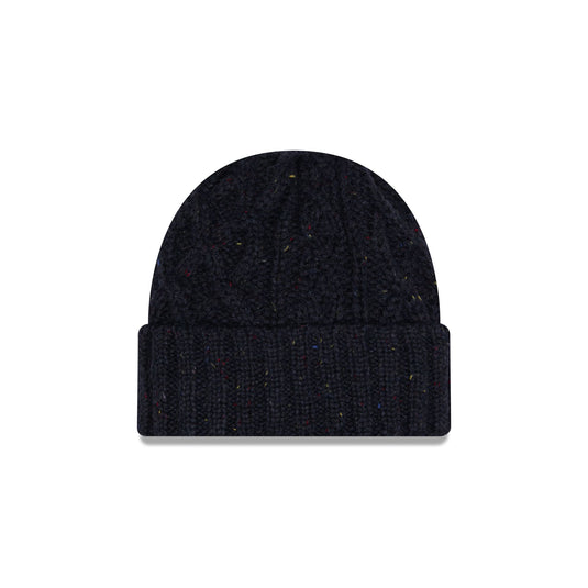 New Era Cap Speckled Navy Cable Knit Hat - New Era Cap
