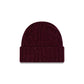 New Era Cap Speckled Maroon Cable Knit Hat