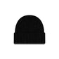 New Era Cap Speckled Black Cable Knit Hat
