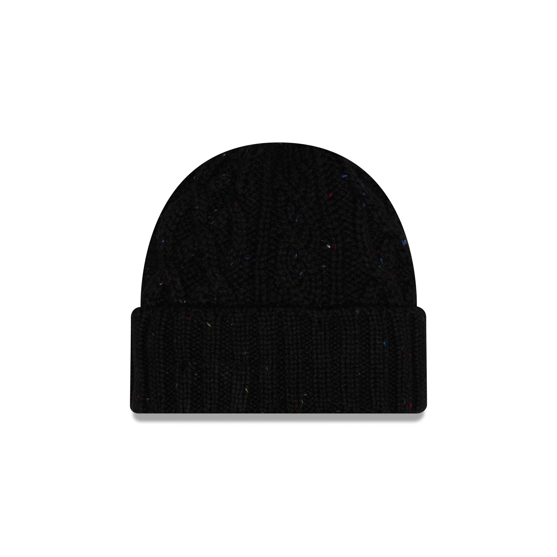 New Era Cap Speckled Black Cable Knit Hat