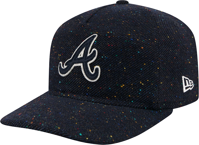 Atlanta Braves Three Looms Speckled Wool 19TWENTY Adjustable Hat