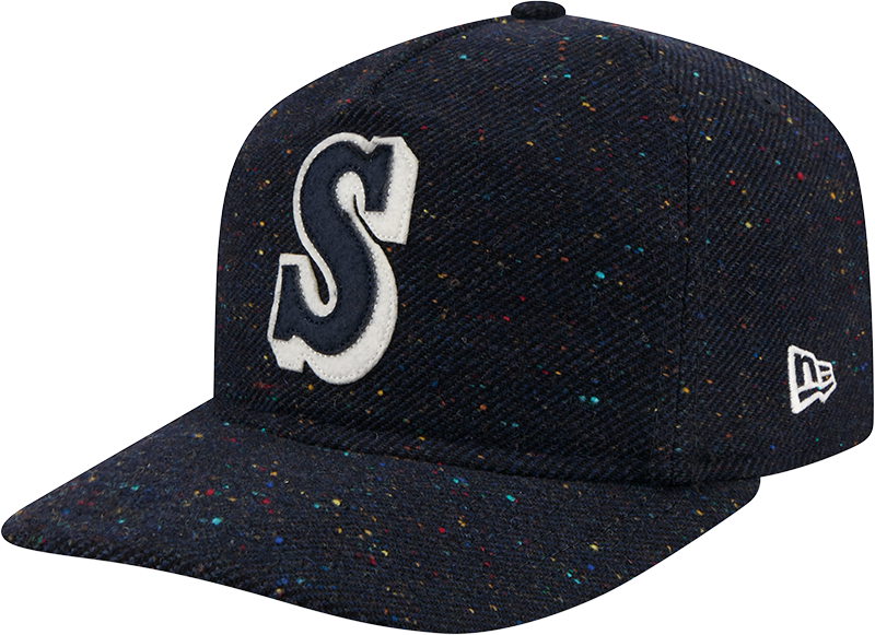 Seattle Mariners Three Looms Speckled Wool 19TWENTY Adjustable Hat