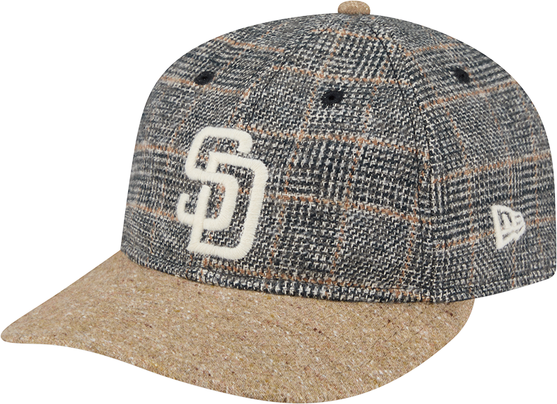 San Diego Padres Three Looms Vintage Tweed Retro Crown 59FIFTY Fitted Hat