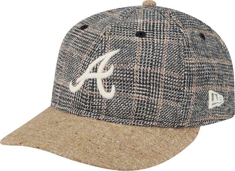 Atlanta Braves Three Looms Vintage Tweed Retro Crown 59FIFTY Fitted Hat