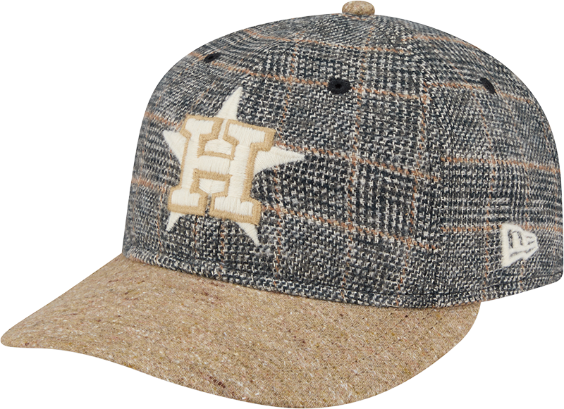 Houston Astros Three Looms Vintage Tweed Retro Crown 59FIFTY Fitted Hat
