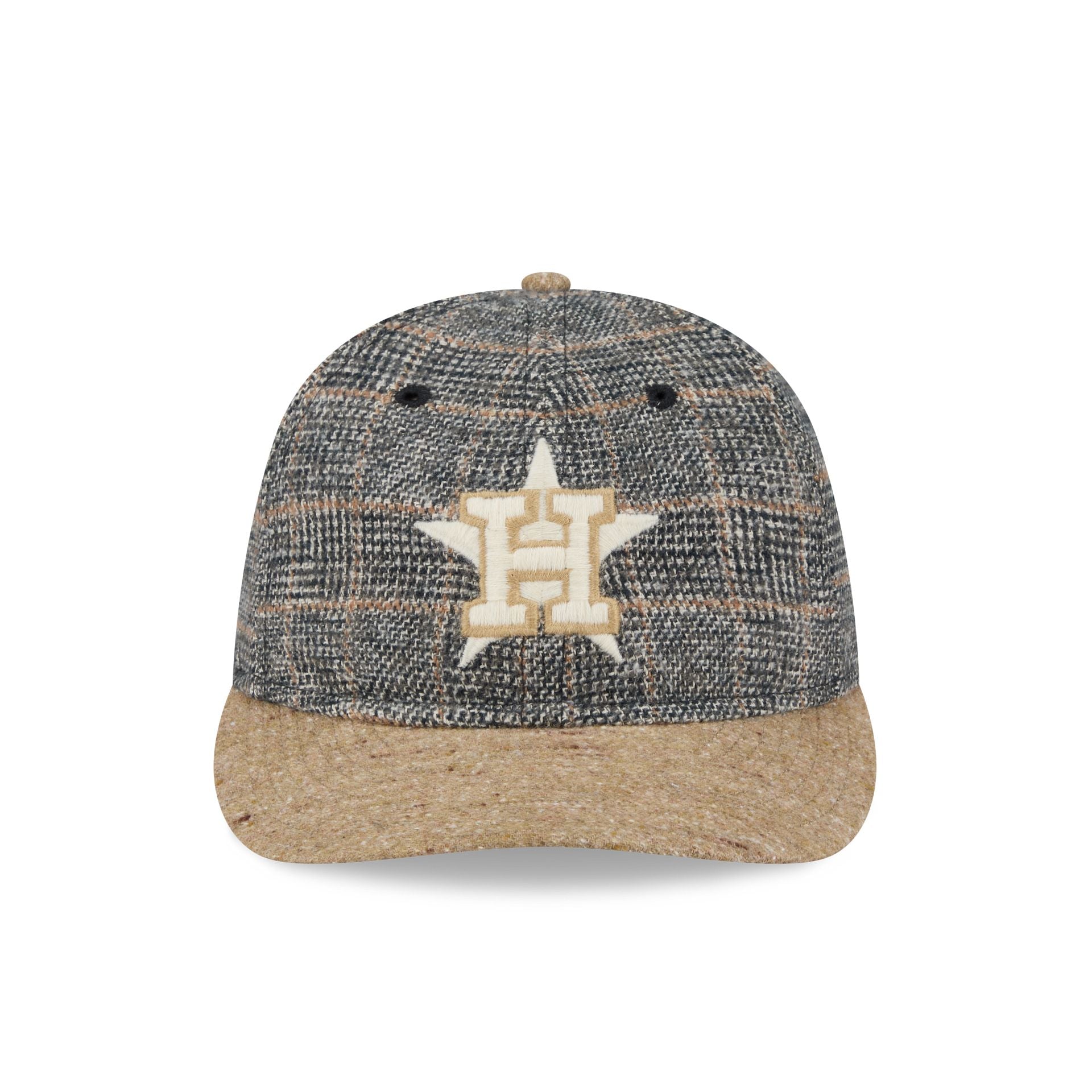 Houston Astros Three Looms Vintage Tweed Retro Crown 59FIFTY Fitted Hat