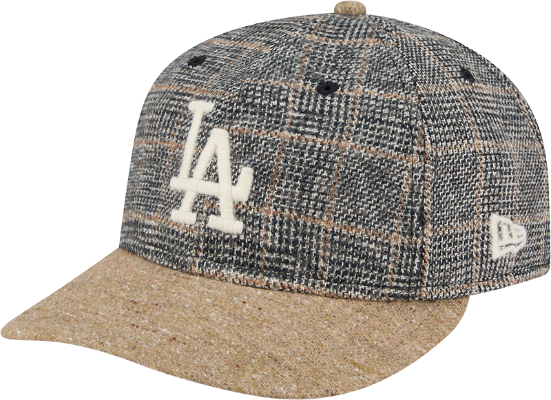 Los Angeles Dodgers Three Looms Vintage Tweed Retro Crown 59FIFTY Fitted Hat