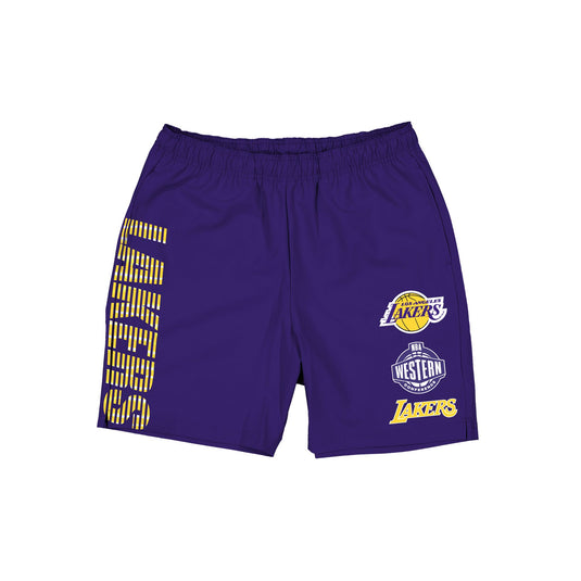 Los Angeles Lakers Match Day Purple Shorts - New Era Cap