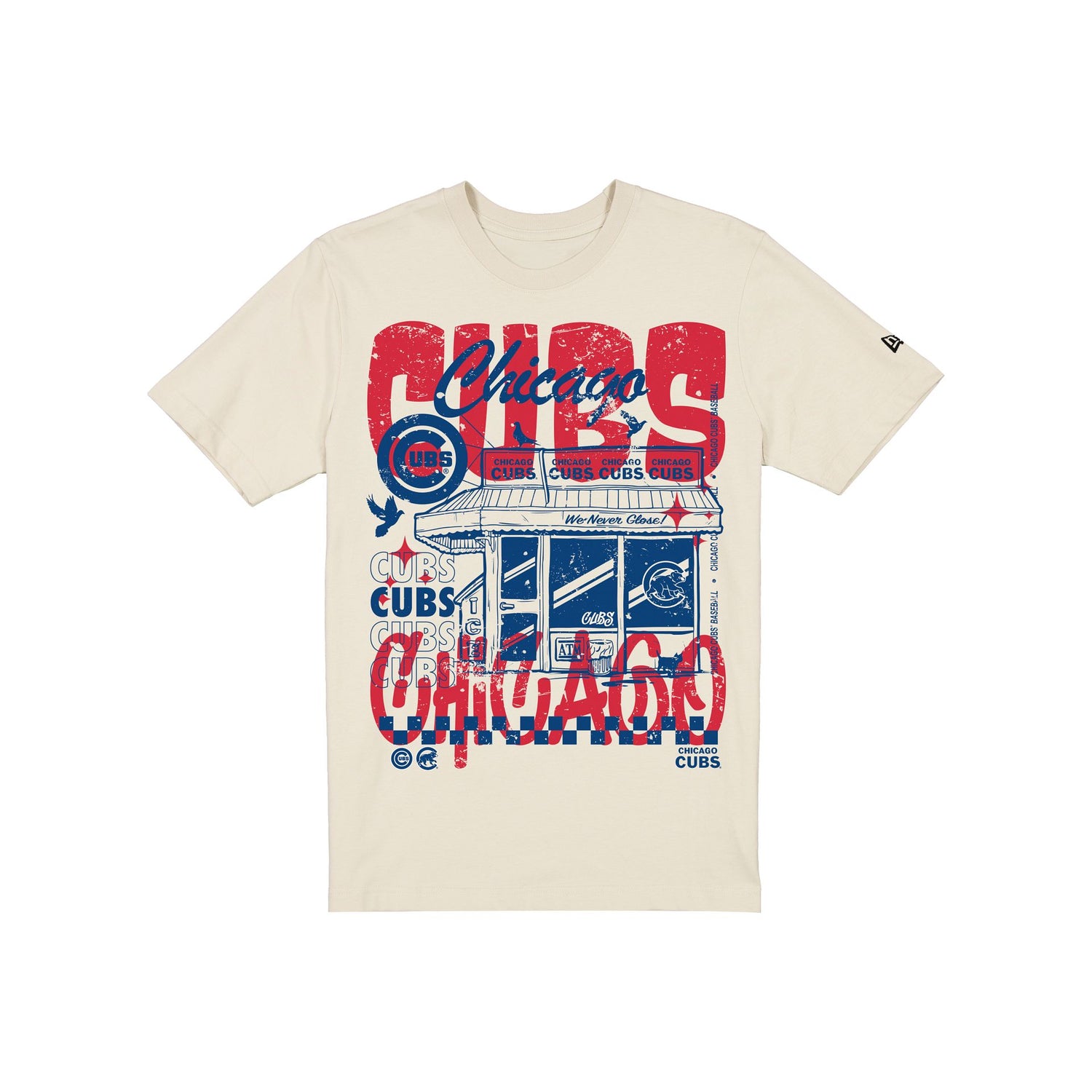 Chicago Cubs Diner Chrome T-Shirt