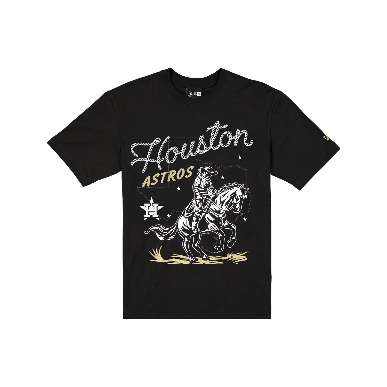 Houston Astros Lasso Black T-Shirt