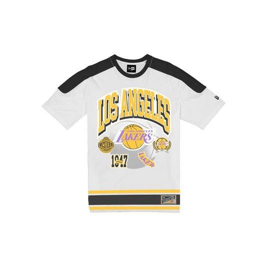 Los Angeles Lakers Sport Classics Vintage White T-Shirt - New Era Cap