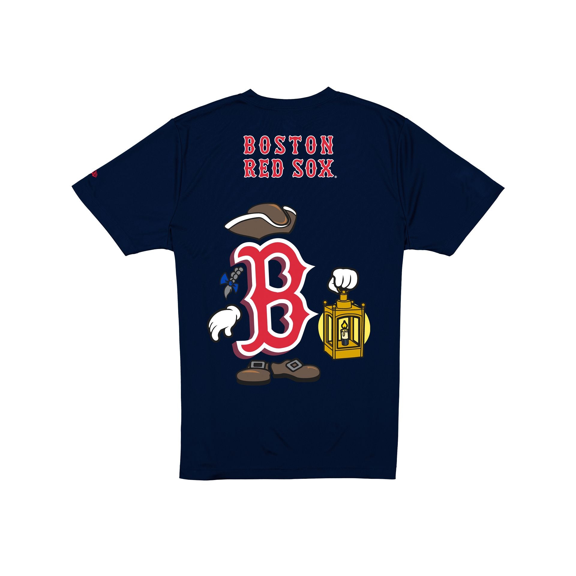Boston Red Sox Cartoon Navy T-Shirt