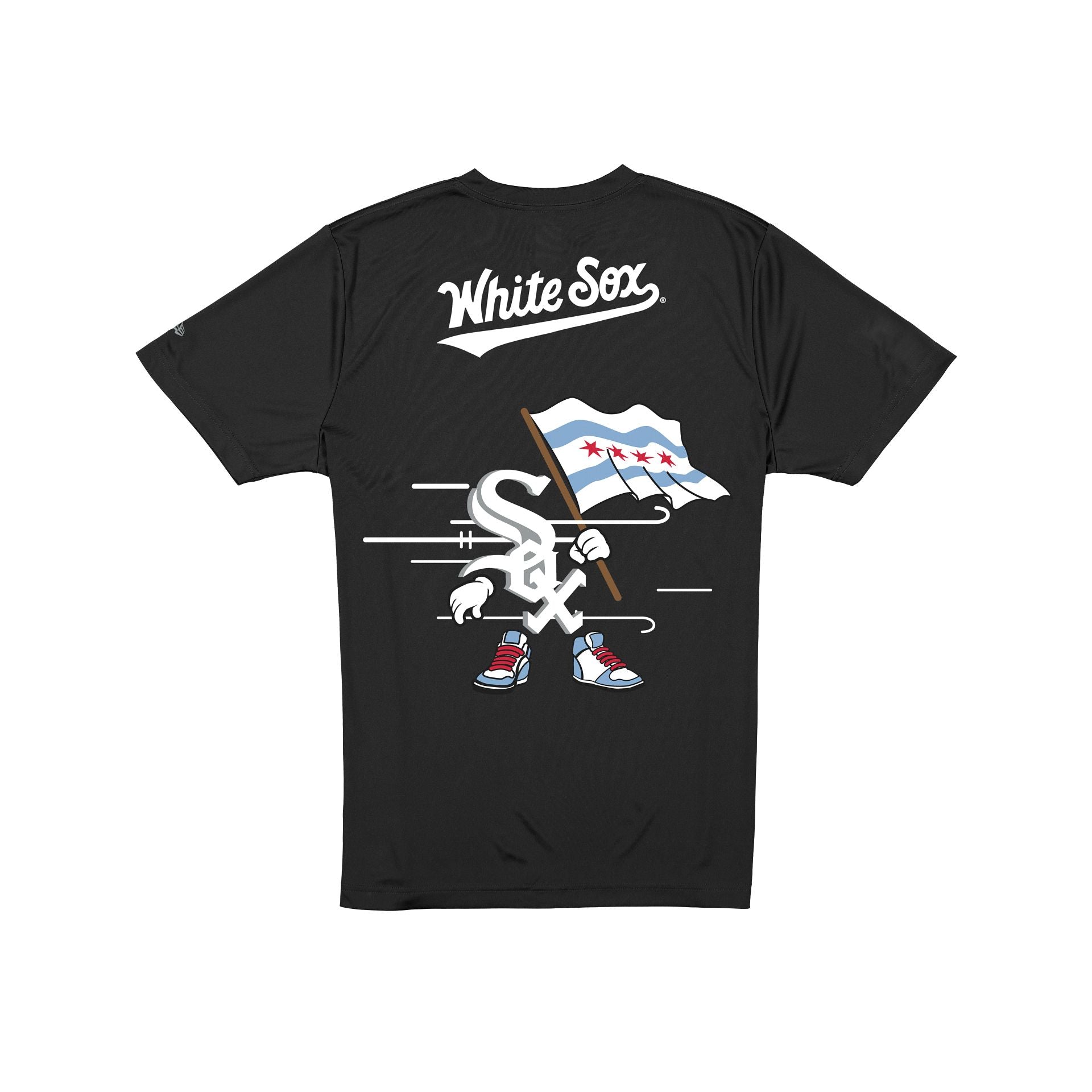 Chicago White Sox Cartoon Black T-Shirt