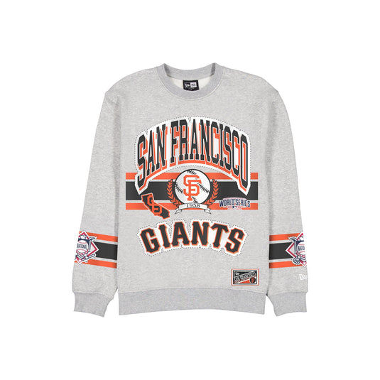 San Francisco Giants Sport Classics Vintage Gray Crewneck - New Era Cap