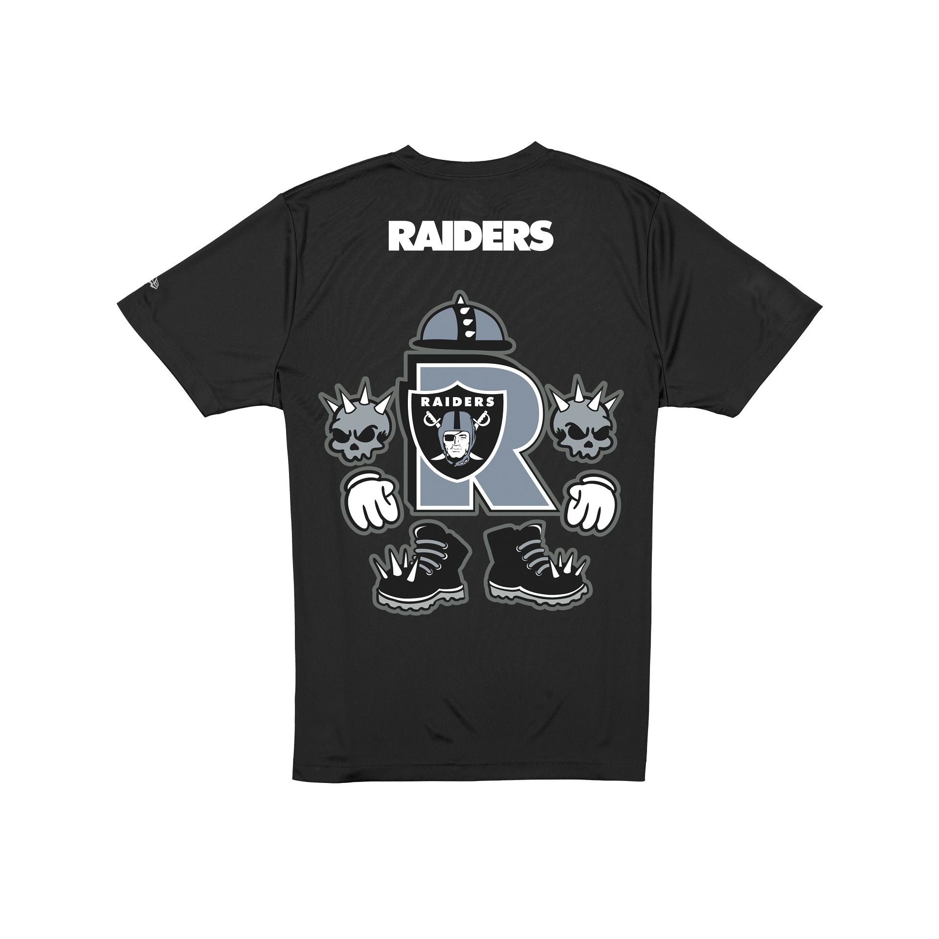 Las Vegas Raiders Cartoon Black T-Shirt