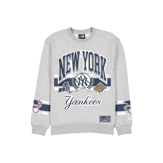 New York Yankees Sport Classics Vintage Gray Crewneck - New Era Cap