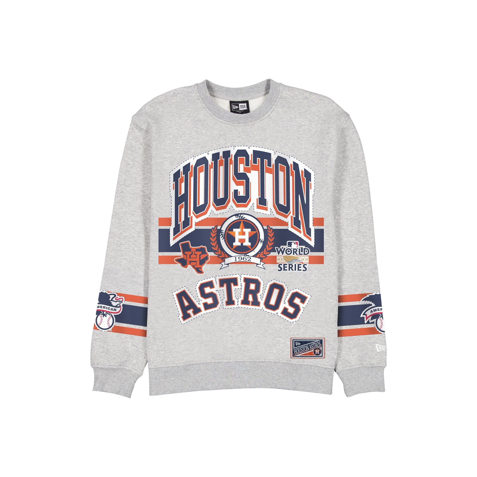 Houston Astros Sport Classics Vintage Gray Crewneck