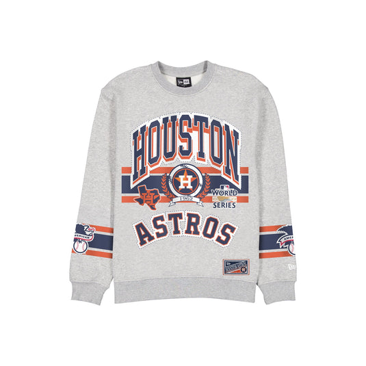 Houston Astros Sport Classics Vintage Gray Crewneck - New Era Cap