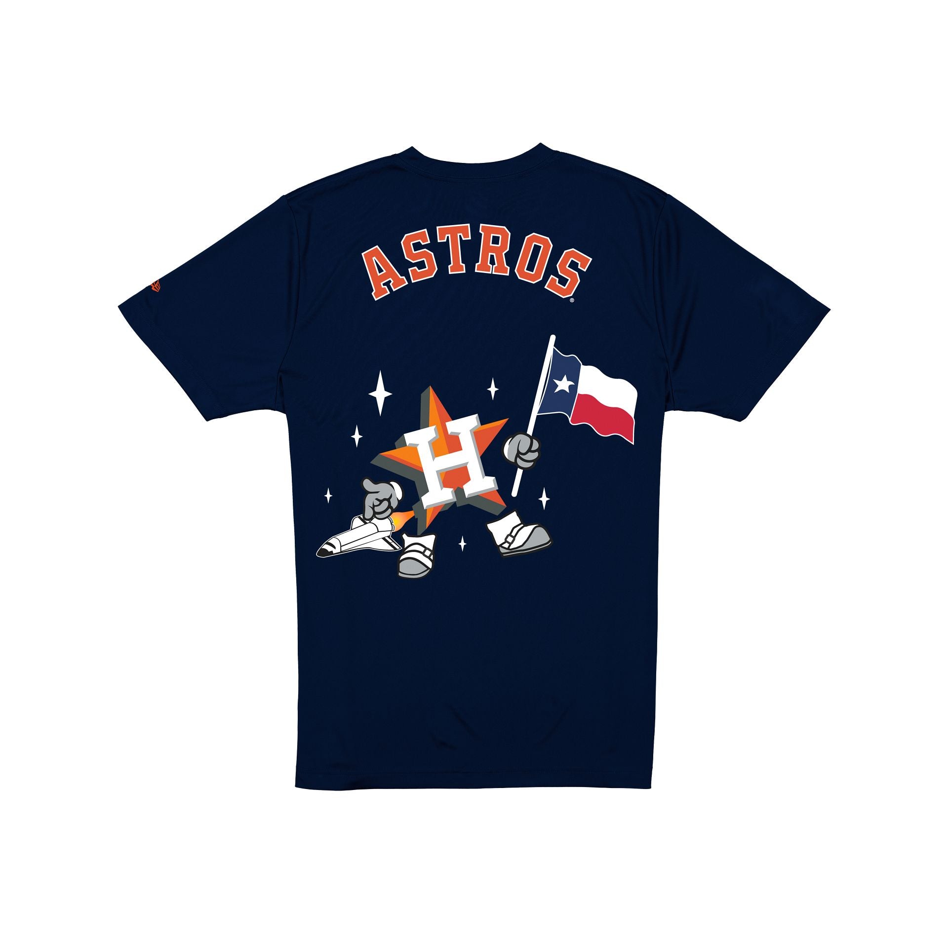Houston Astros Cartoon Navy T-Shirt