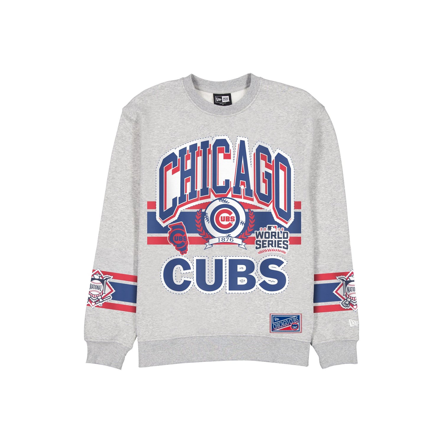 Chicago Cubs Sport Classics Vintage Gray Crewneck