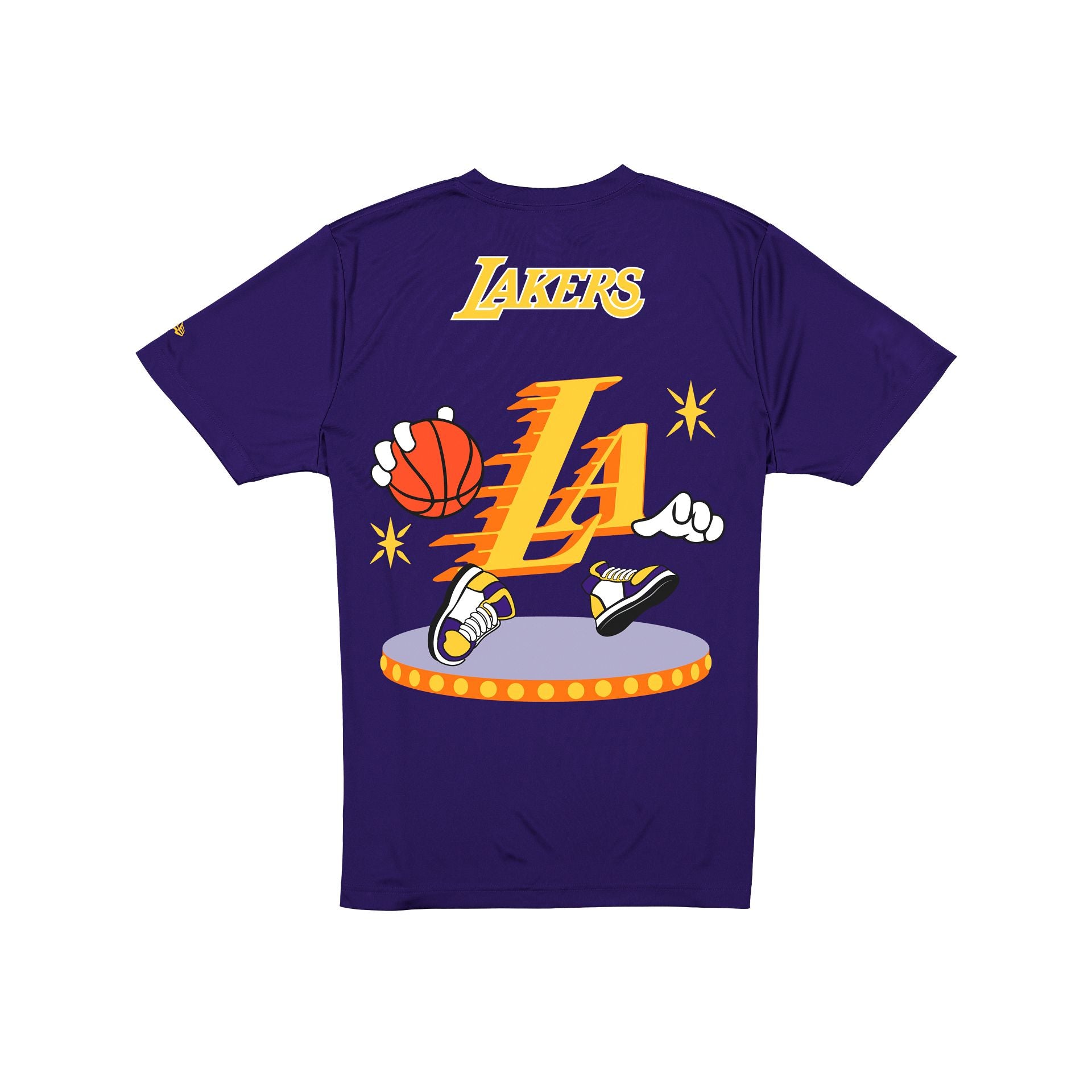Los Angeles Lakers Cartoon Purple T-Shirt – New Era Cap