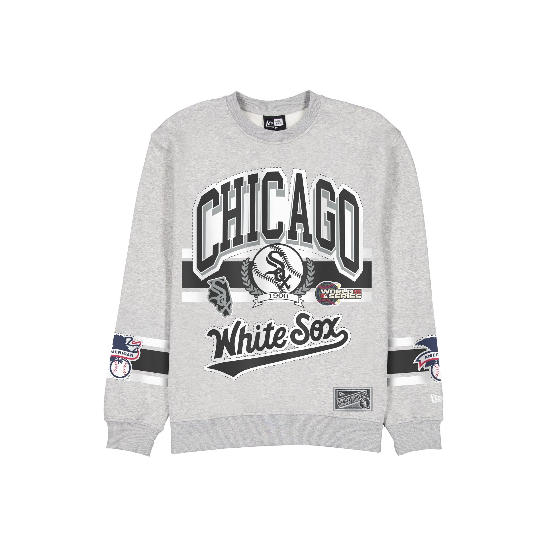 Chicago White Sox Sport Classics Vintage Gray Crewneck