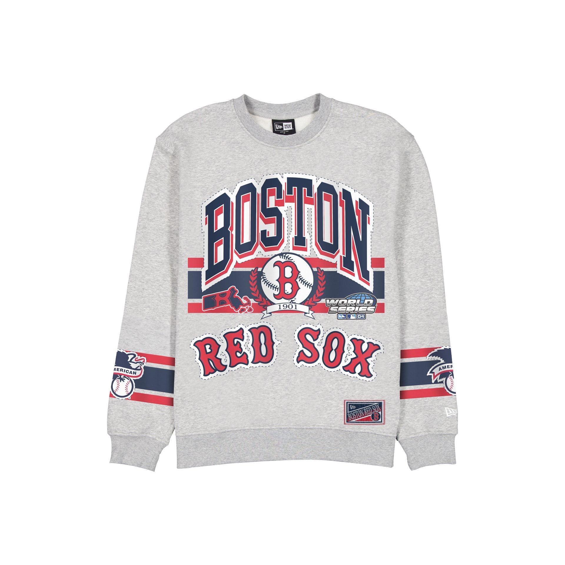 Boston Red Sox Sport Classics Vintage Gray Crewneck