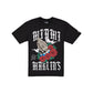 Miami Marlins Gothic Bloom Black T-Shirt