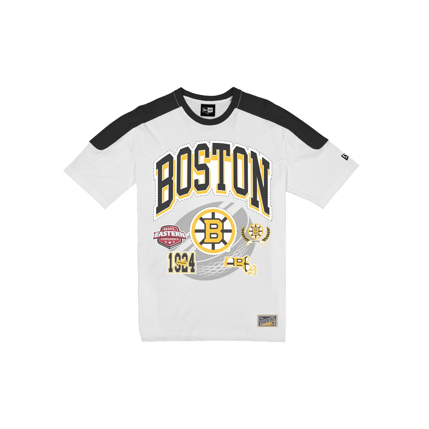 Boston Bruins Sport Classics Vintage White T-Shirt