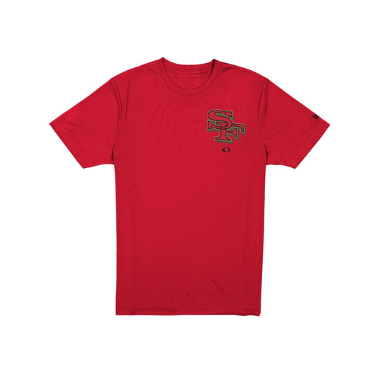 San Francisco 49ers Cartoon Red T-Shirt - New Era Cap