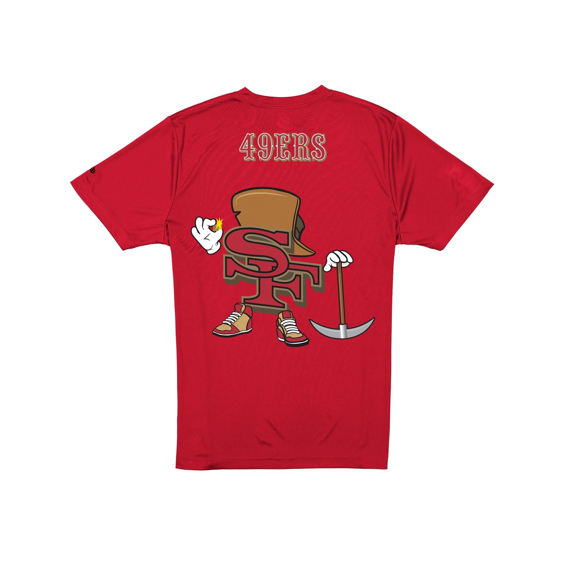 San Francisco 49ers Cartoon Red T-Shirt – New Era Cap