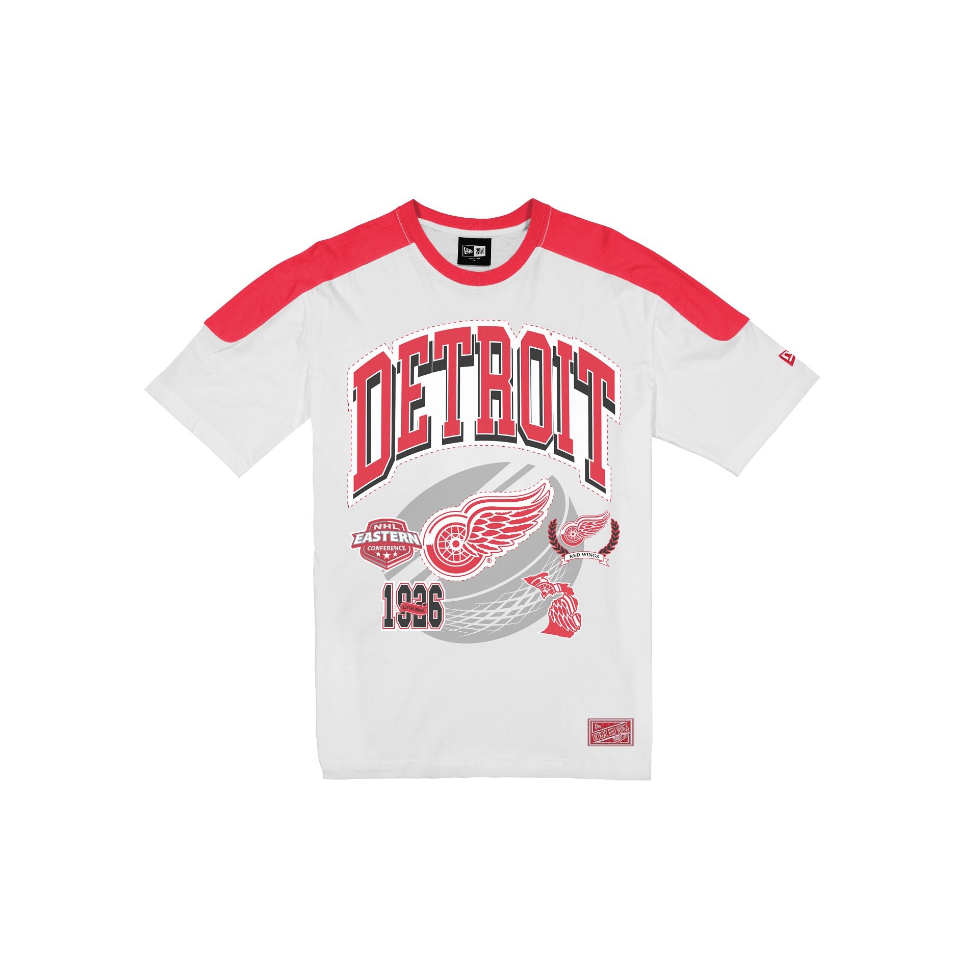 Detroit Red Wings Sport Classics Vintage White T-Shirt