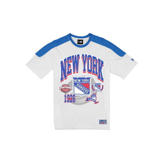 New York Rangers Sport Classics Vintage White T-Shirt - New Era Cap