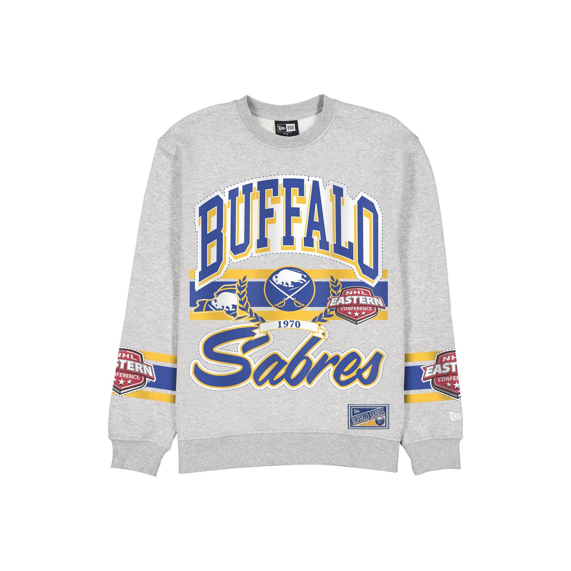 Buffalo Sabres Sport Classics Vintage Gray Crewneck