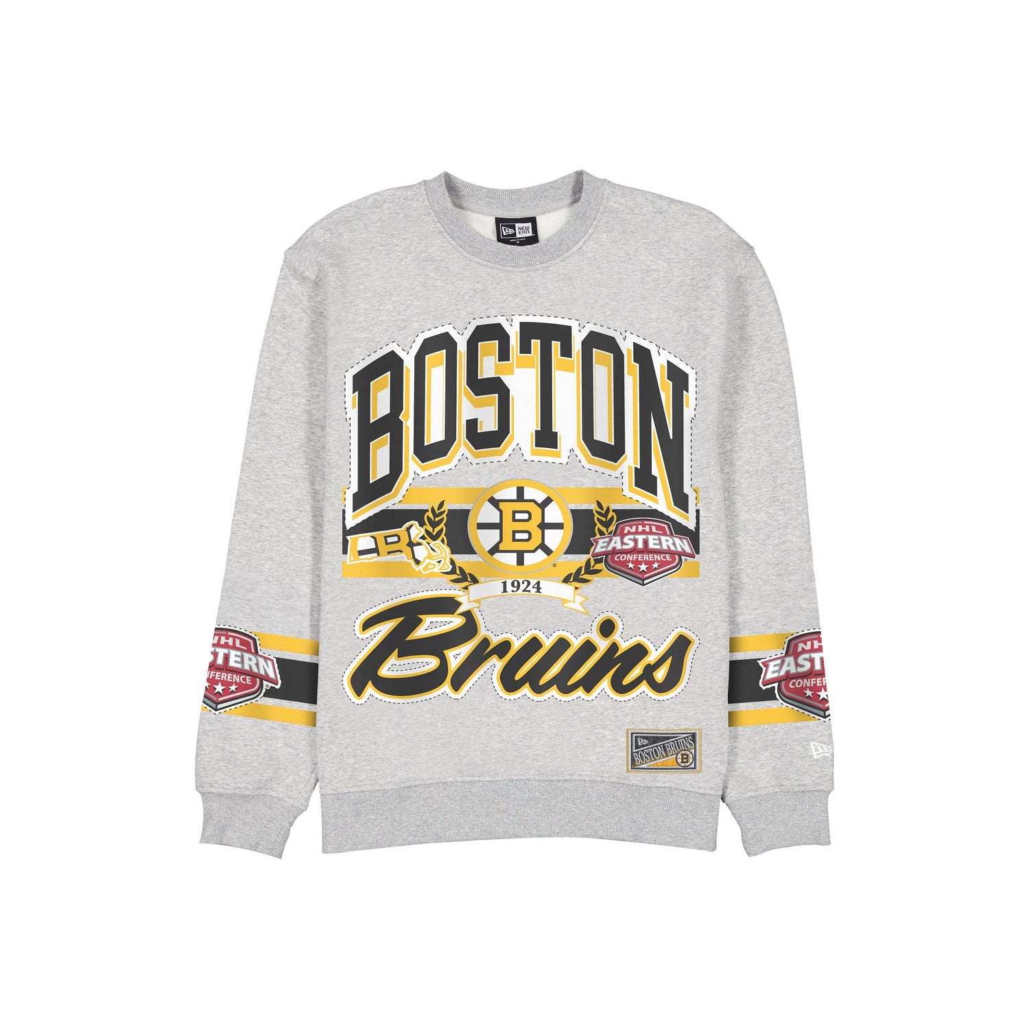 Boston Bruins Sport Classics Vintage Gray Crewneck