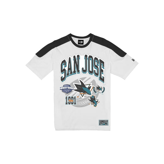 San Jose Sharks Sport Classics Vintage White T-Shirt - New Era Cap