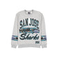 San Jose Sharks Sport Classics Vintage Gray Crewneck