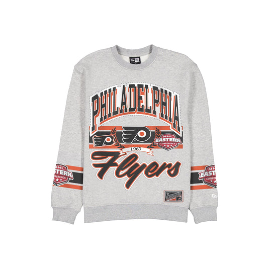 Philadelphia Flyers Sport Classics Vintage Gray Crewneck - New Era Cap