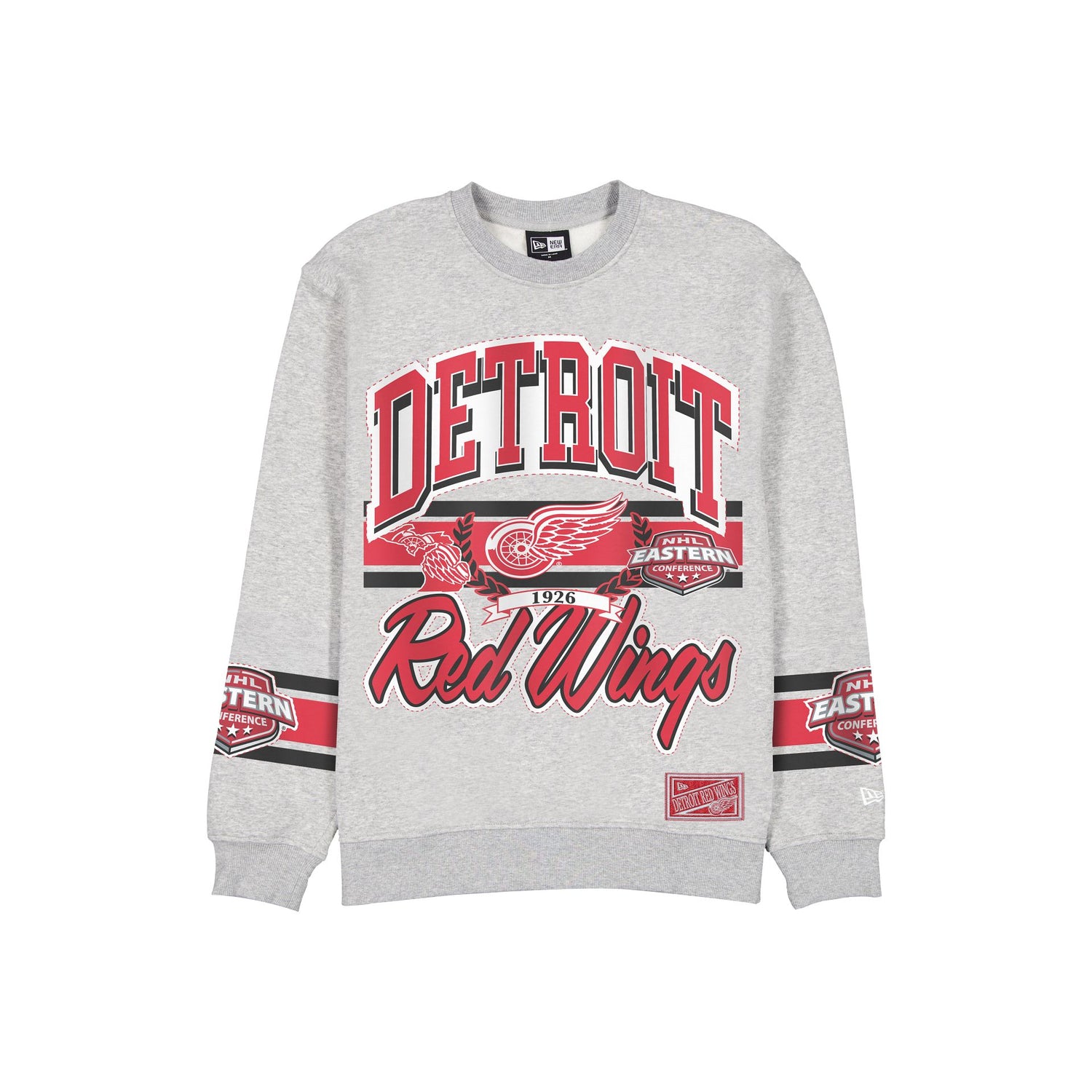 Detroit Red Wings Sport Classics Vintage Gray Crewneck