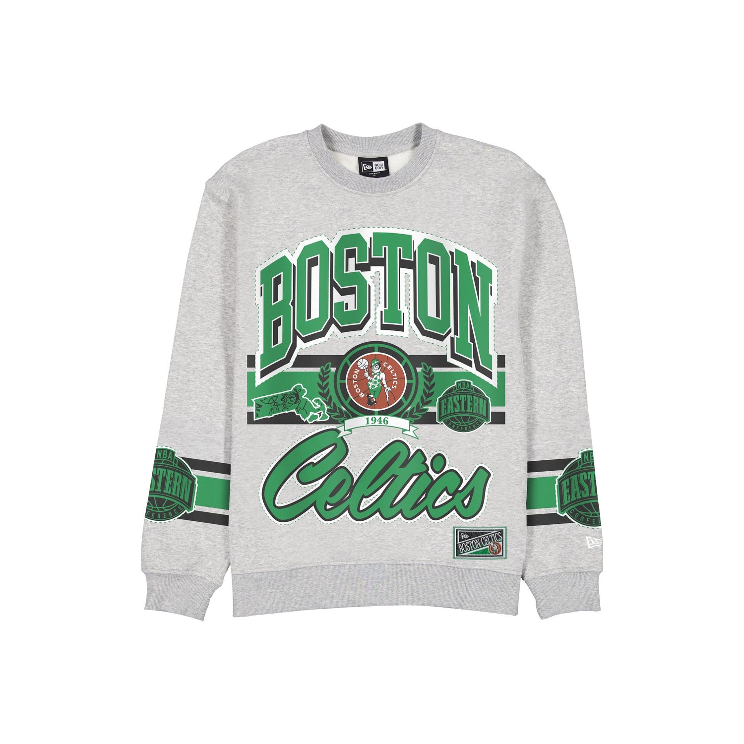Boston Celtics Sport Classics Vintage Gray Crewneck