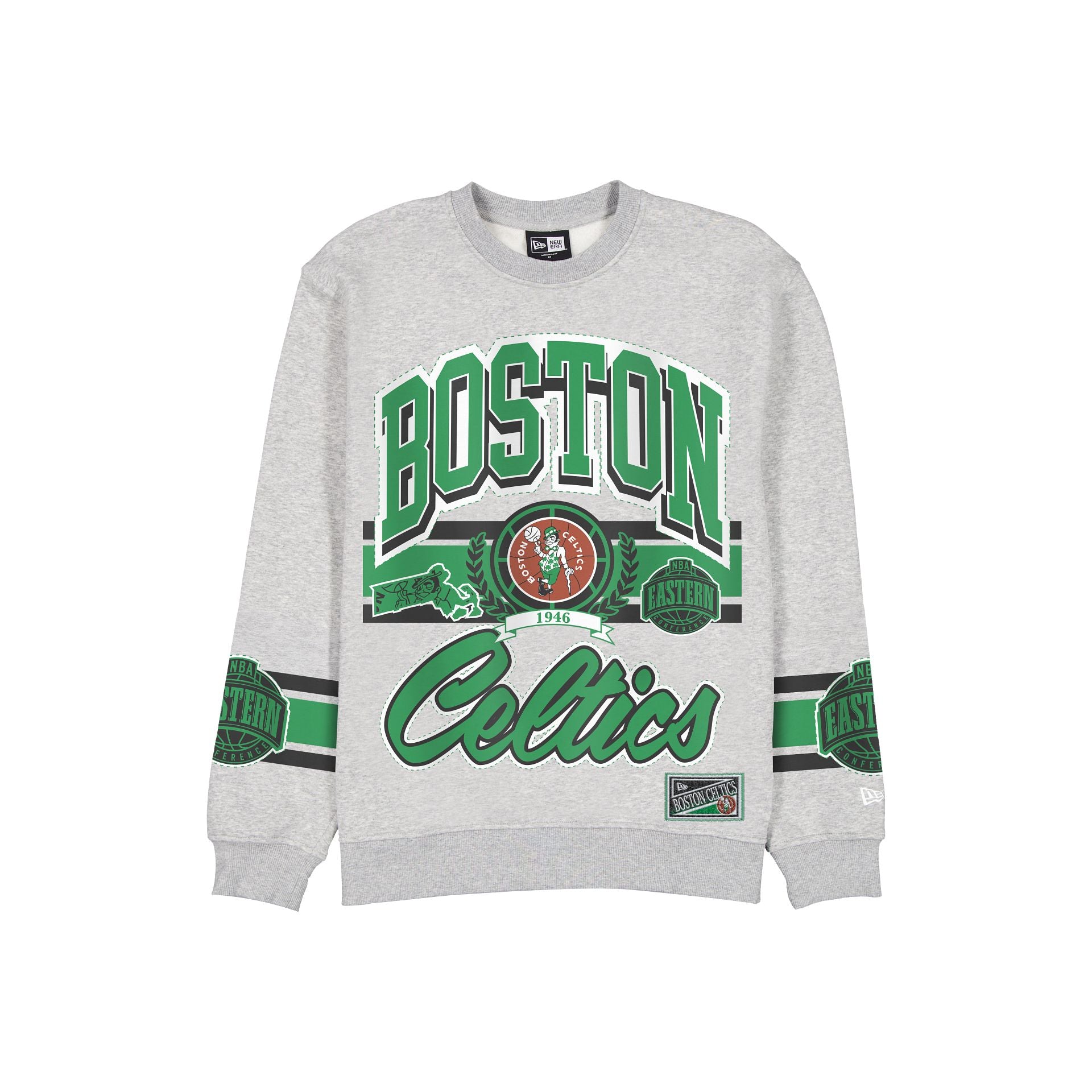Boston Celtics Sport Classics Vintage Gray Crewneck