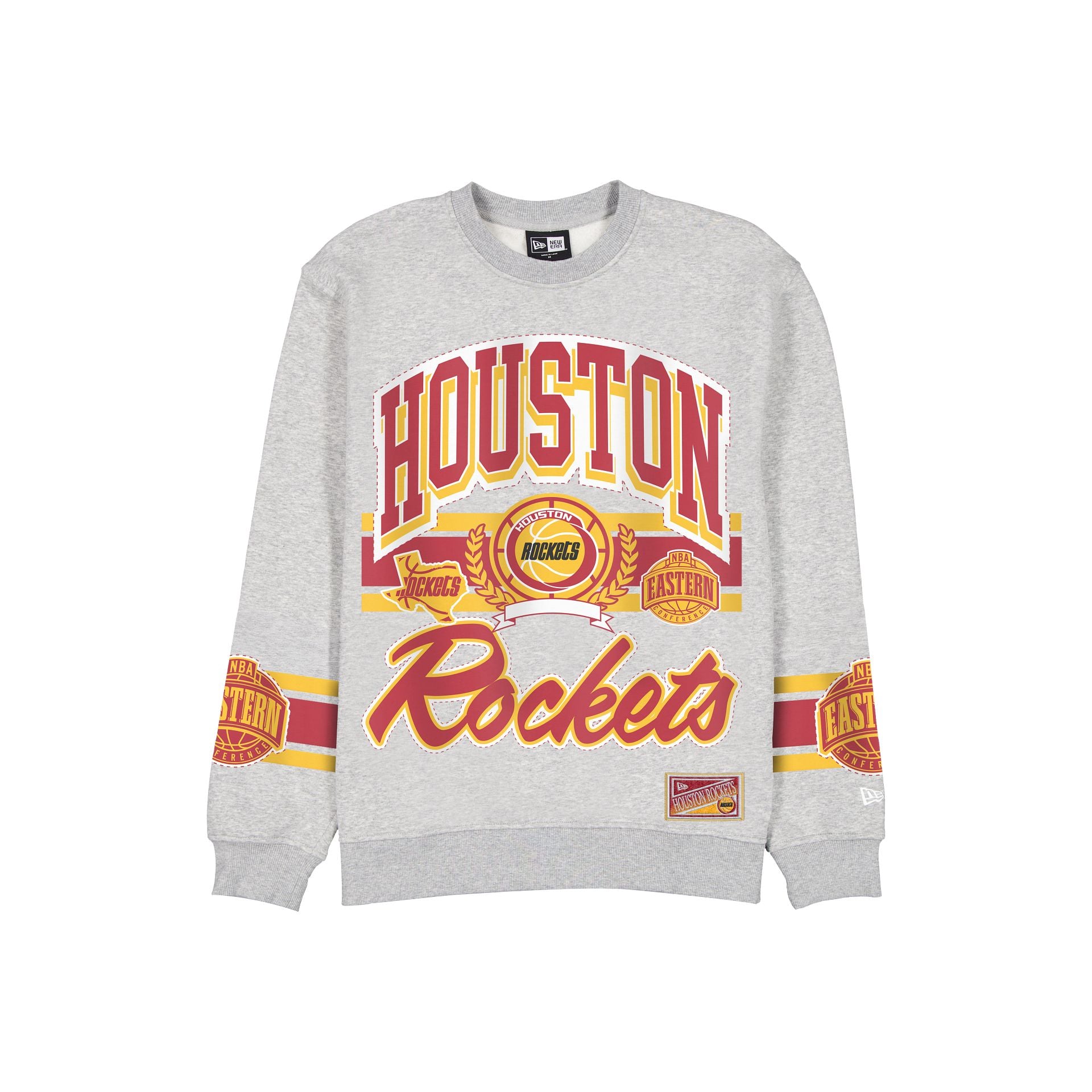 Houston Rockets Sport Classics Vintage Gray Crewneck