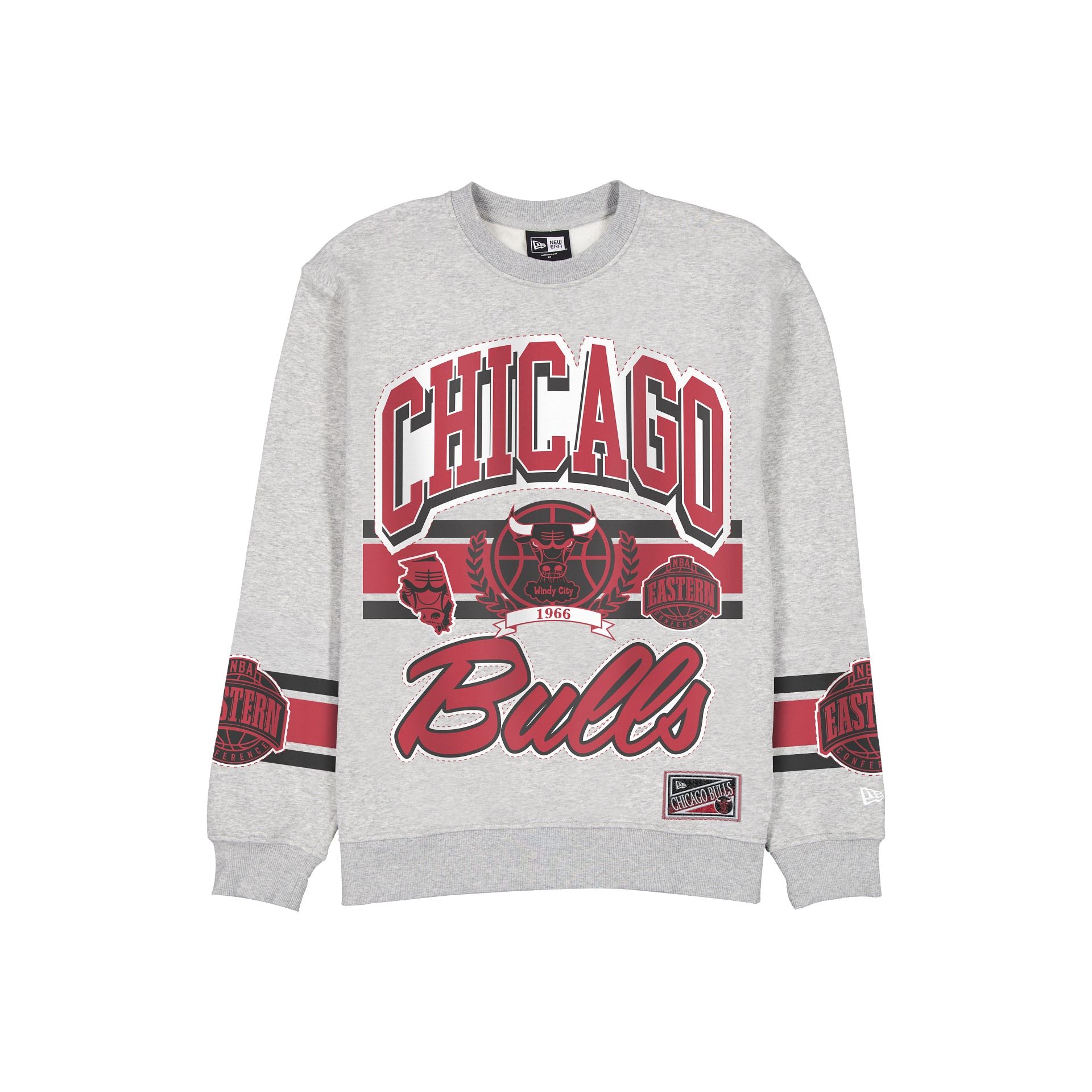 Chicago Bulls Sport Classics Vintage Gray Crewneck