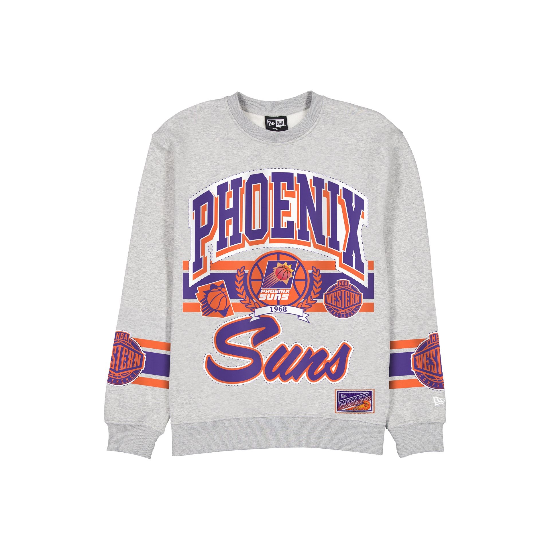 Phoenix Suns Sport Classics Vintage Gray Crewneck