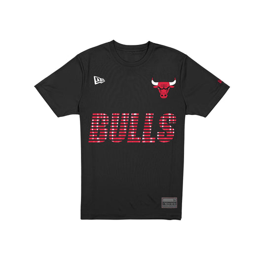 Chicago Bulls Match Day Black T-Shirt - New Era Cap