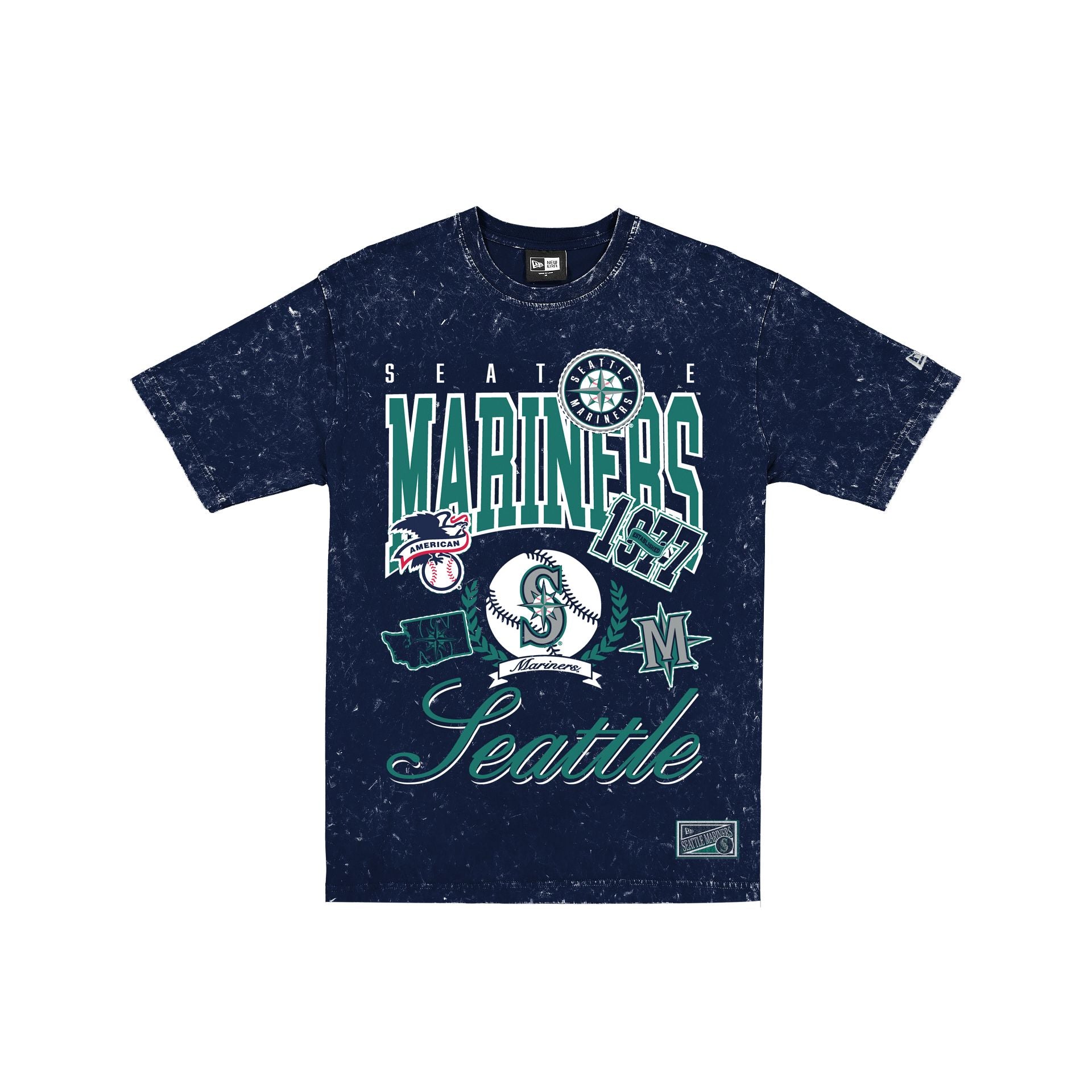 Seattle Mariners Sport Classics Vintage Mineral Washed T-Shirt