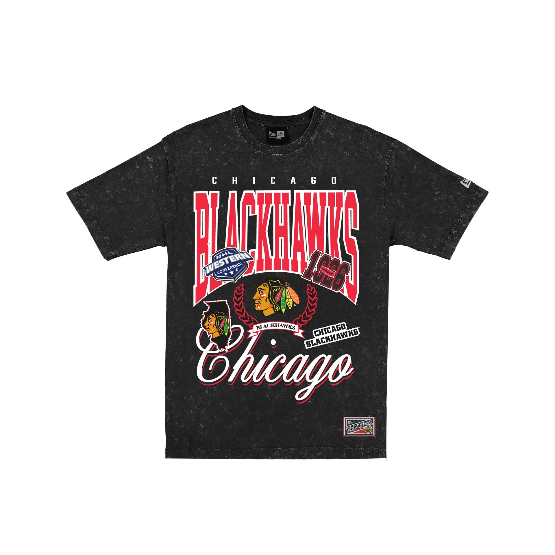 Chicago Blackhawks Sport Classics Vintage Mineral Washed T-Shirt