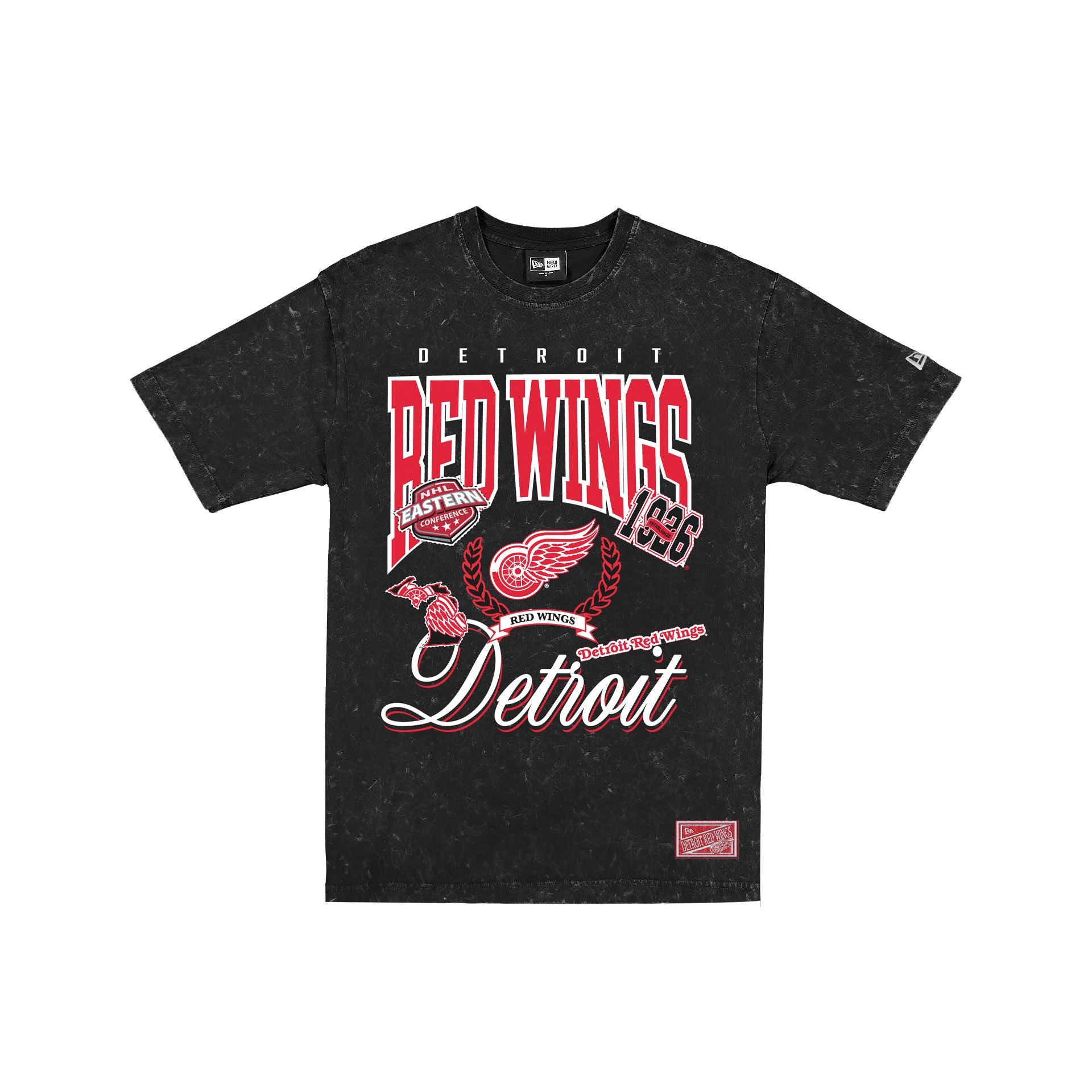 Detroit Red Wings Sport Classics Vintage Mineral Washed T-Shirt