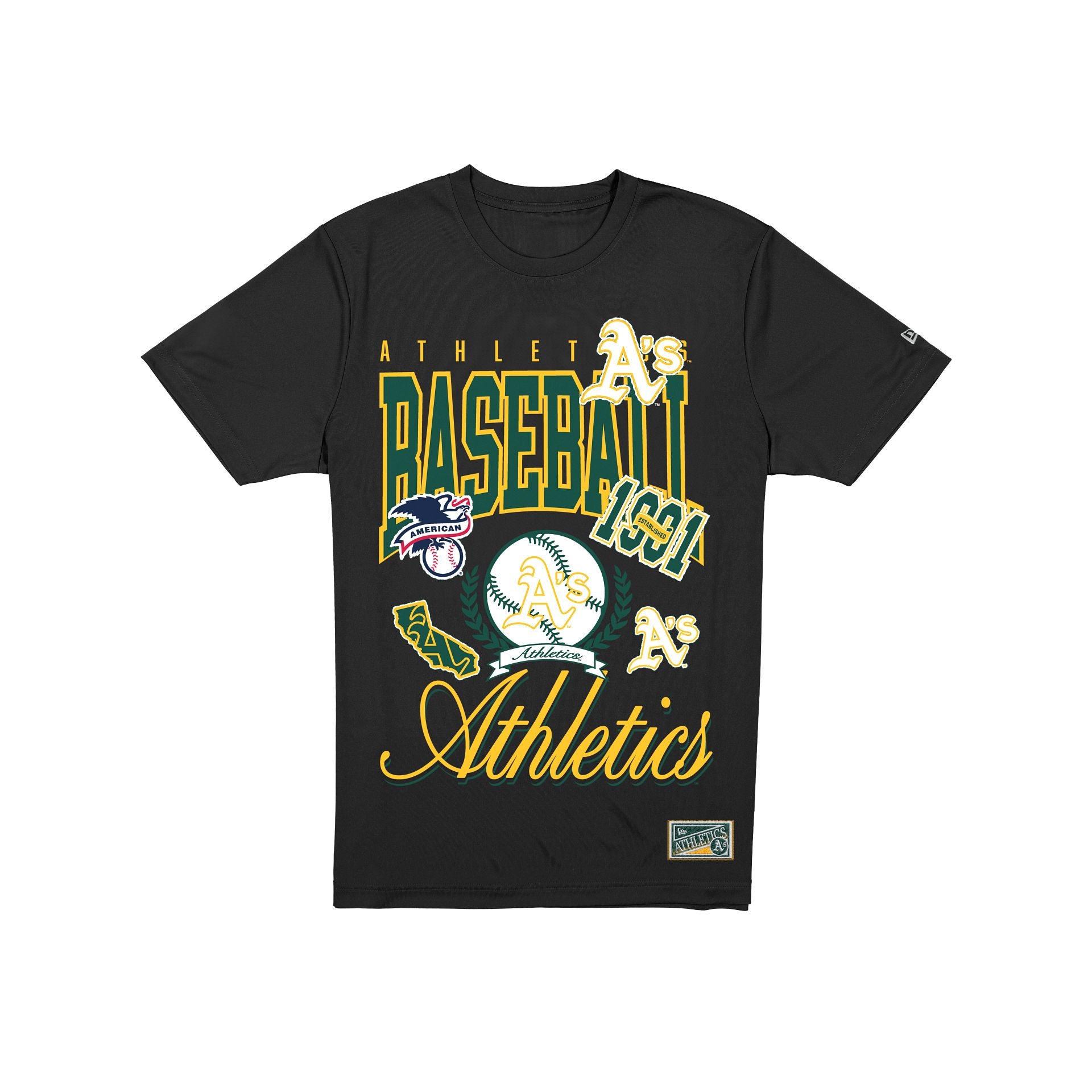 Athletics Sport Classics Vintage Black T-Shirt